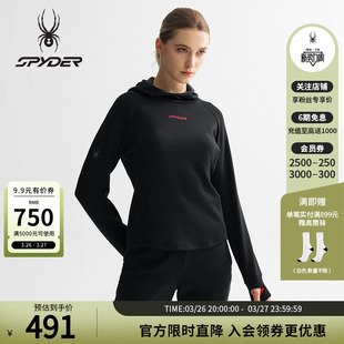 SPYDER蜘蛛春季 卫衣25CS302W 女子TRAINING舒适户外运动休闲长袖