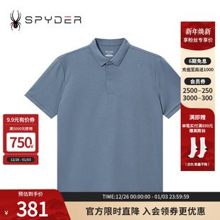 T恤24CS417M 短袖 SPYDER蜘蛛春夏男子URBAN LIFE休闲商务POLO衫