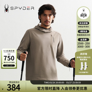 T恤24CF429M LIFE舒适保暖休闲运动长袖 SPYDER秋冬新品 男MOUNTAIN