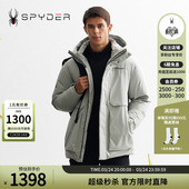 SPYDER蜘蛛秋冬男MOUNTAIN 保暖防风连帽羽绒服24MF227M LIFE时尚