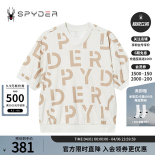 SPYDER新品 LIFE春夏休闲时尚 印花短袖 圆领T恤24CS416W 女子URBAN