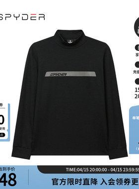 SPYDER蜘蛛秋冬男TRAINING舒适保暖弹力运动长袖T恤24CR401M