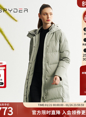 SPYDER蜘蛛秋冬女子MOUNTAIN LIFE特氟龙保暖长款羽绒服24MF208W