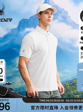 SPYDER蜘蛛春夏男子TRAINING休闲凉感短袖运动POLO衫25MS405M