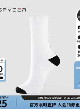 SPYDER蜘蛛秋冬男女款356 STYLE运动吸汗跑步保暖高筒袜19CF935U