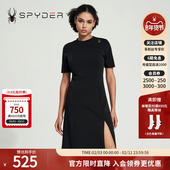 LIFE圆领短袖 SPYDER新品 女子URBAN 收腰开叉休闲连衣裙24CS446W
