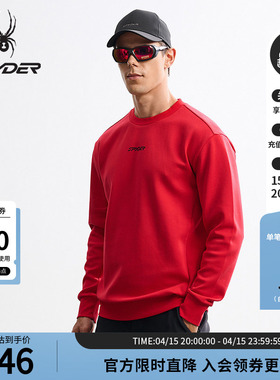 SPYDER蜘蛛秋冬男透气吸湿排汗户外运动休闲圆领套头卫衣25MF313M