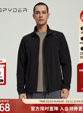SPYDER新品男子MOUNTAIN LIFE日常休闲夹克运动外套24MS129M