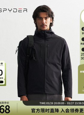 SPYDER蜘蛛秋冬男子MOUNTAIN LIFE舒适防水休闲夹克外套24CF121M