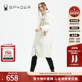 SPYDER蜘蛛秋冬女子SKI LIFE纯色宽松温暖舒适中长款 夹克21CF134W