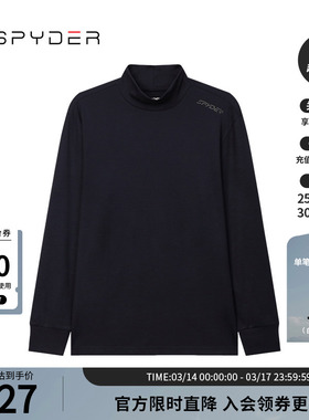 SPYDER秋冬新品男TRAINING系列舒适保暖休闲运动长袖T恤24CF445M