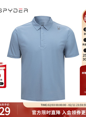 SPYDER蜘蛛春夏男子URBAN LIFE透气休闲运动POLO衫T恤24MS405M