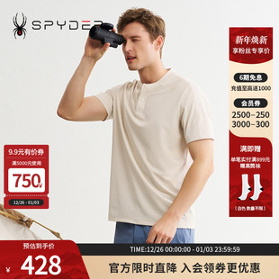 POLO衫 男子TRAINING户外休闲运动短袖 T恤24CS455M 新品 SPYDER夏季