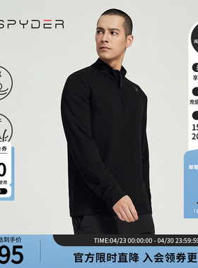 SPYDER蜘蛛春夏男子SKI LIFE休闲柔软舒适套头长袖T恤衫24CS437M