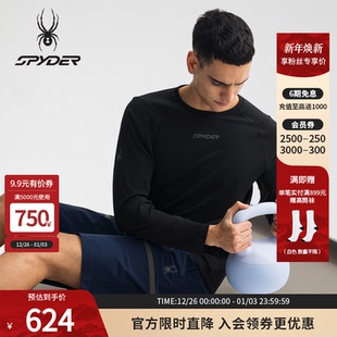 SPYDER蜘蛛春夏男子TRAINING运动户外休闲圆领长袖 T恤25CS487M