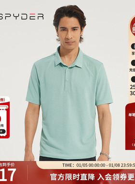 SPYDER蜘蛛男子商务经典356 STYLEPOLO衫23CS407M