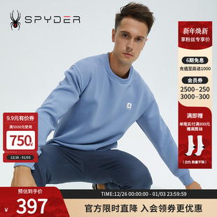 SPYDER蜘蛛秋冬男TRAINING时尚 舒适亲肤运动套头圆领卫衣22CF313M
