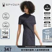 SPYDER蜘蛛女子356 印花显瘦圆领T恤裙连衣裙22CS414W STYLE修身