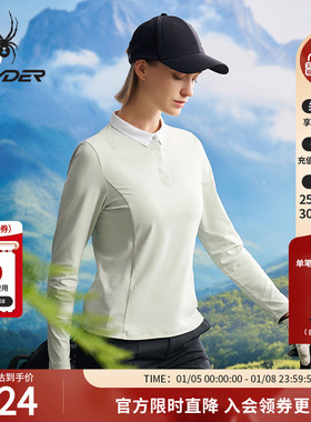 SPYDER夏季新品女子NATURE GOLF休闲运动短袖POLO衫25CS414W