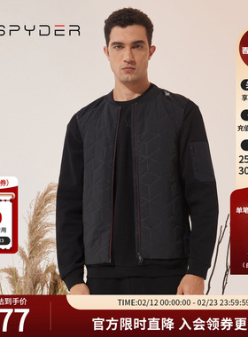 SPYDER新品男子TRAINING秋冬加绒背心日常保暖内搭23CF201M