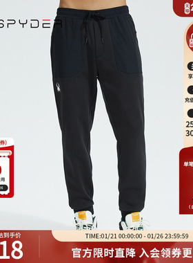 SPYDER蜘蛛秋冬男SKILIFE梭织柔软保暖宽松舒适运动长裤22CF523M