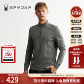 SPYDER蜘蛛秋冬男MOUNTAIN LIFE运动休闲亲肤百搭长袖 T恤24MF417M