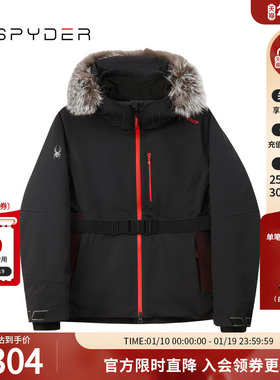 SPYDER秋冬新品女子SKI PRO防水防风保暖滑雪衣滑雪服装24CF260W