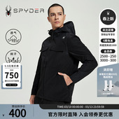 SPYDER蜘蛛春秋男子URBAN LIFE运动保暖透气高领连帽夹克24ES101M
