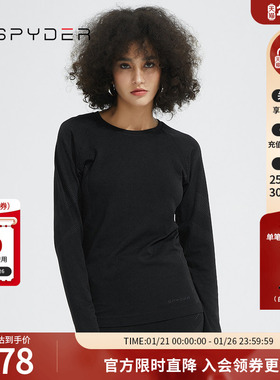 SPYDER蜘蛛雪服新品女子FREE SKI亲肤透气运动打底上衣22CF426W