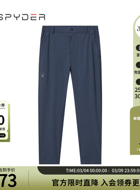 SPYDER蜘蛛春夏男子URBAN LIFE户外休闲运动宽松直筒长裤24MS513M