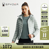 SPYDER蜘蛛秋冬女MOUNTAIN 排骨连帽羽绒服24MR204W LIFE保暖短款