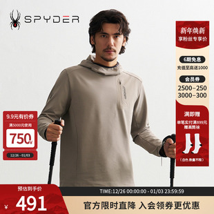 T恤24CF429M LIFE舒适保暖休闲运动长袖 SPYDER秋冬新品 男MOUNTAIN