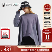 SPYDER蜘蛛女子圆领不规则SKI LIFE卫衣23CS310W