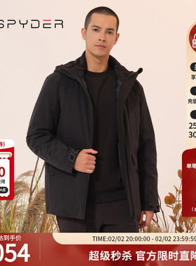 SPYDER新品男子秋冬户外外套SKI LIFE三合一保暖夹克23CF203M