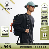 SPYDER蜘蛛秋冬男子珠地双面空气层户外休闲圆领套头卫衣25MF307M