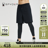 SPYDER蜘蛛秋冬男子TRAINING时尚 22CF535M 舒适透气假两件运动长裤