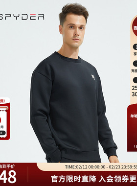 SPYDER蜘蛛秋冬男TRAINING时尚亲肤舒适运动套头圆领卫衣22CF313M