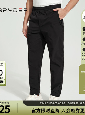 SPYDER新品男子TRAINING运动裤子日常休闲小脚裤长裤24MS533M