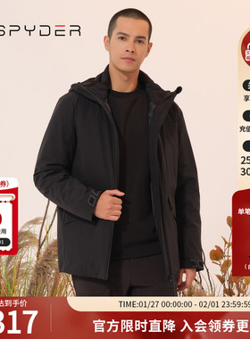 SPYDER新品男子秋冬户外外套SKI LIFE三合一保暖夹克23CF203M