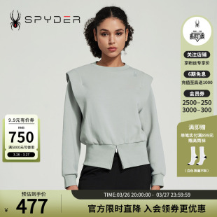 SPYDER蜘蛛春秋女SKI 套头圆领卫衣24CS304W LIFE中意简约休闲时尚