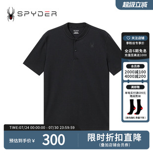 24ES403M SPYDER新品 男子URBAN LIFE春夏休闲商务立领短袖 POLO衫