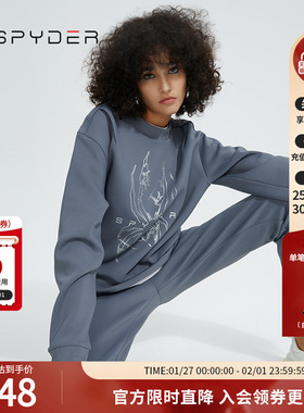 SPYDER蜘蛛雪服秋冬女子356 STYLE系列时尚舒适运动卫衣22CF312W