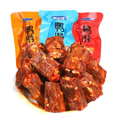 妙滋味香辣鸭脖小包装解
