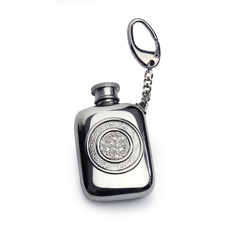 EdwinBlyde锡钥匙扣酒壶随身