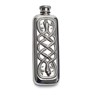 Edwin Blyde英国进口锡酒壶 蛇 随身酒壶 户外露营男士欧式英伦风