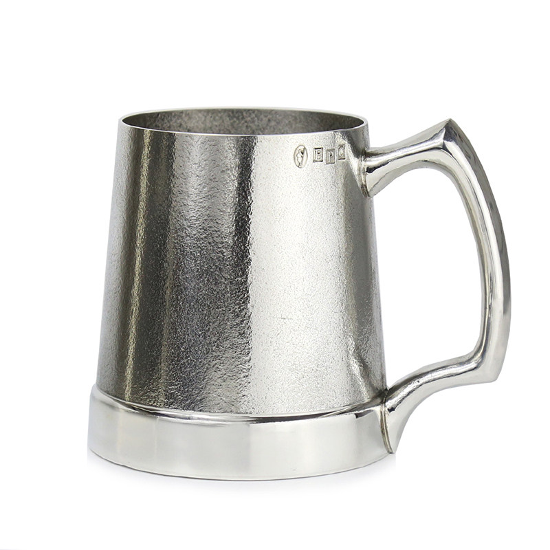 English Pewter英国锡器 进口 原装锡制手工啤酒杯 长辈商务送礼