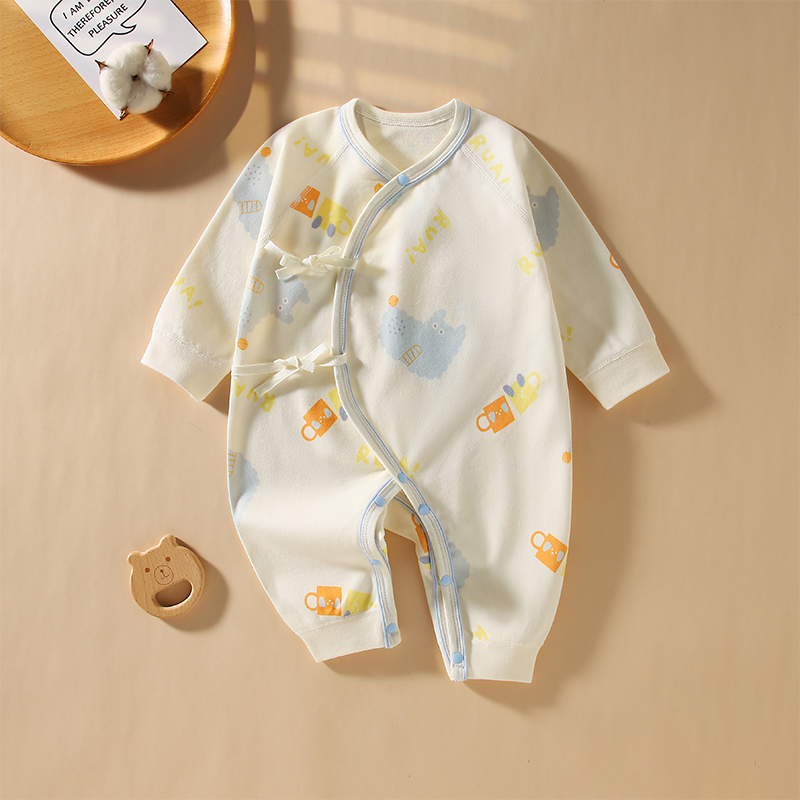 木植纯棉无骨A类连体衣