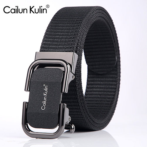 帆布腰带男2025新款休闲潮流战术皮带户外自动扣编织加长尼龙裤带