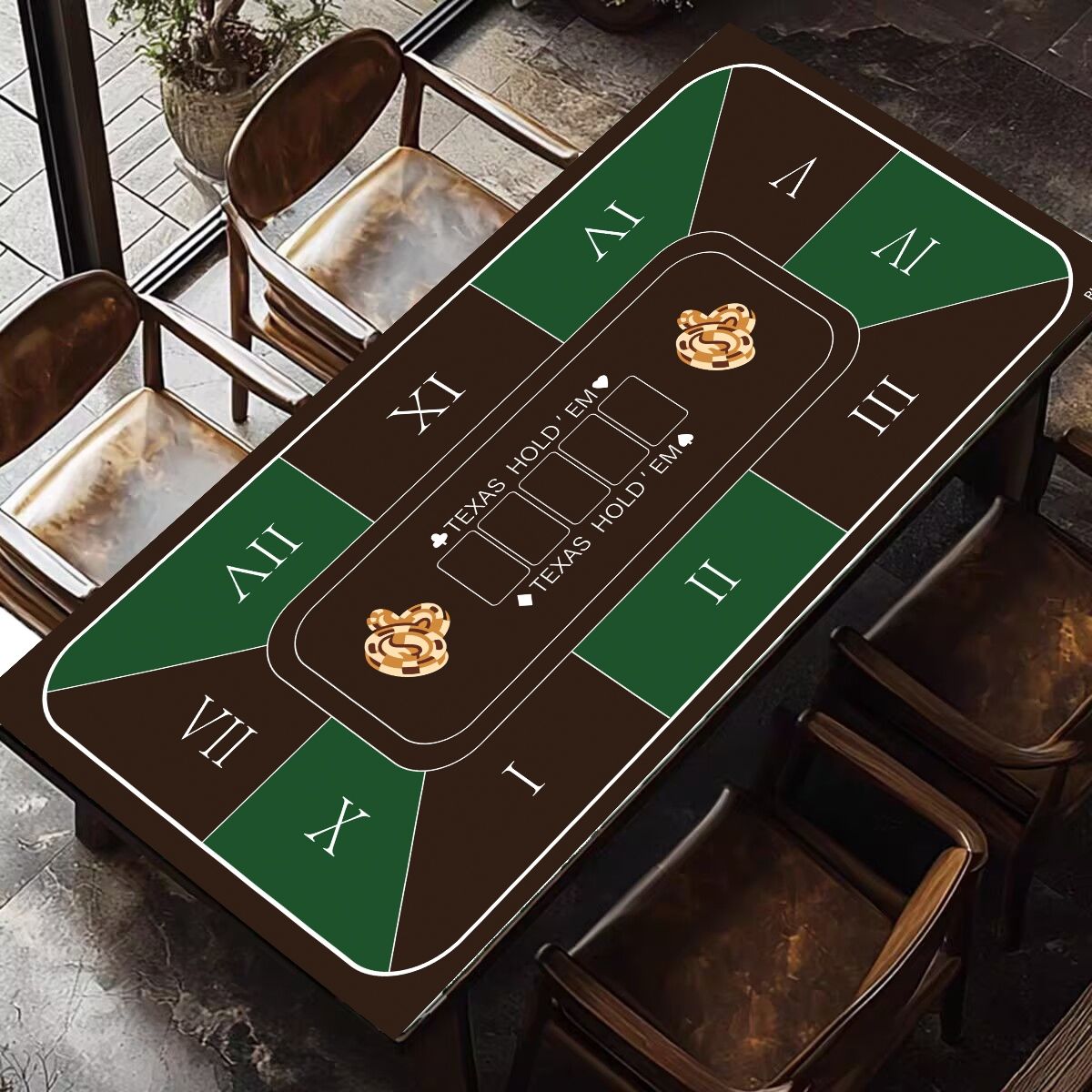 德州扑克桌垫筹码骰宝棋图片