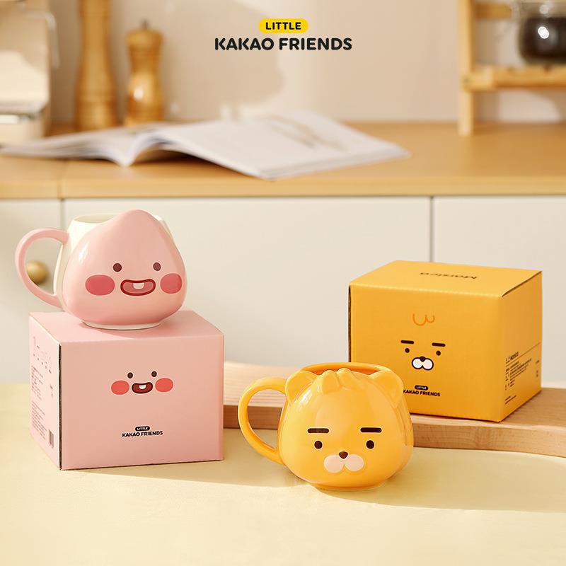 KAKAO FRIENDS韩国正版马克杯陶瓷水杯大容量喝茶杯办公室专用杯